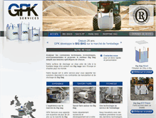 Tablet Screenshot of gpk-products.fr